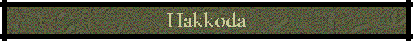 Hakkoda