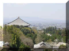 Nara - Todai-ji vue toit.jpg (46415 bytes)
